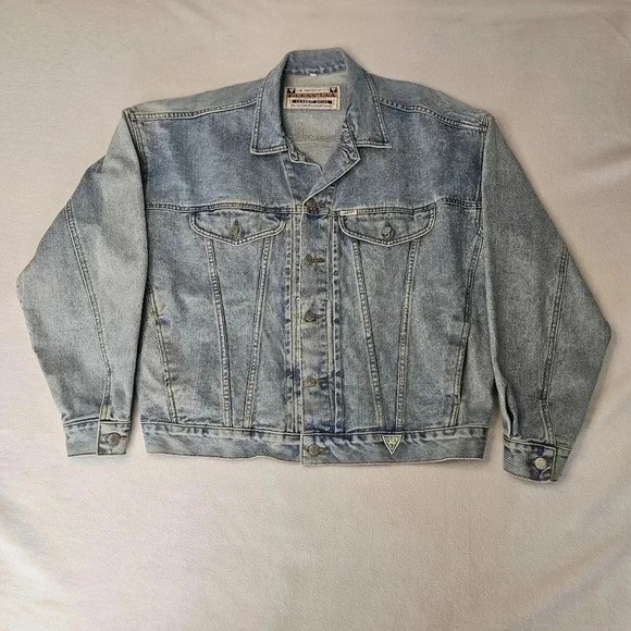 Guess VINTAGE MADE IN USA DENIM JACKET - Picture 1 of 14